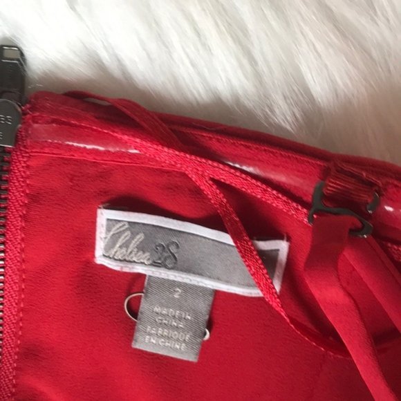 Chelsea28 Red Midi Dress - Picture 2 of 6